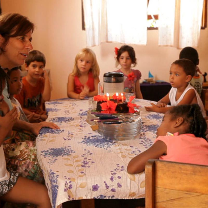 Cotidiano do Jardim de Infância III da Escola Rural Dendê da Serra