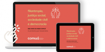 Rede Comuá lança ebook sobre filantropia, justiça social, democracia e sociedade civil  