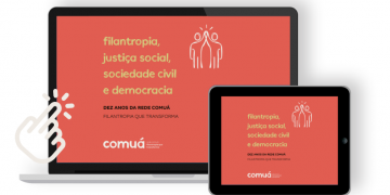 Rede Comuá lança ebook sobre filantropia, justiça social, democracia e sociedade civil